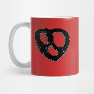 Heart Pretzel Mug